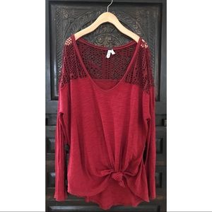 Oversized Terri/Crochet Top